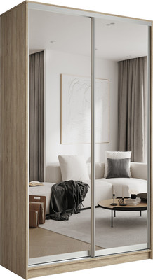 Шкаф-купе Евва АЭП ШК.2 01 158 SS.05 (дуб сонома/хром)