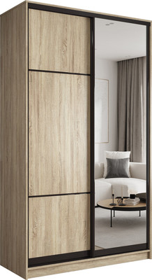 Шкаф-купе Евва АЭП ШК.2.03 120 SSG.02 (дуб сонома/дуб сонома/венге глянец)