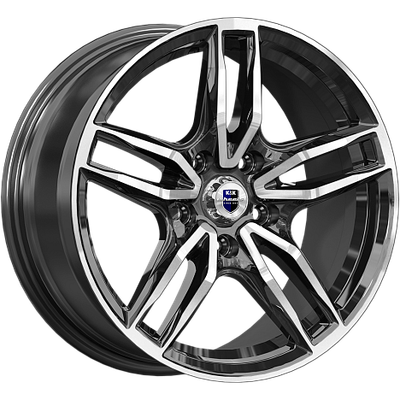 Литой диск K&K Бартон 17x8" 5x114.3мм DIA 66.1мм ET 40мм Алмаз черный