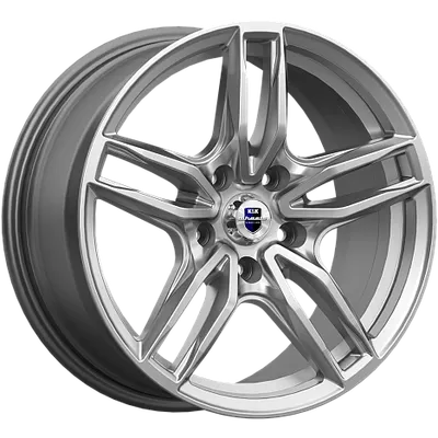 Литой диск K&K Бартон 17x8" 5x114.3 мм DIA 67.1мм ET 43мм Дарк платинум