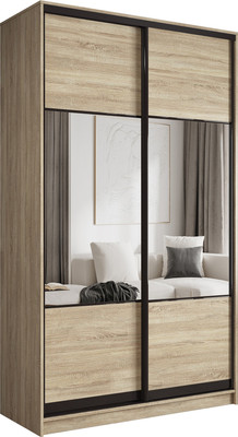 Шкаф-купе Евва АЭП ШК.2 03 124 SSG.01 (дуб сонома/дуб сонома/венге глянец)