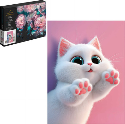 Картина по номерам Феникс+ Пушистые лапки / 71238