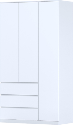 Шкаф Mio Tesoro Варма Stor 123 222х123х57 (белый)