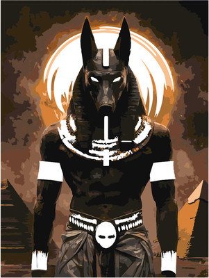 Картина по номерам Феникс+ Анубис / 71301