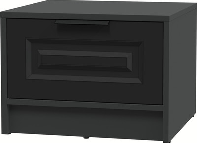 Прикроватная тумба Interline Концепт КТ-ТК1-35 Деко (антрацит/черный)