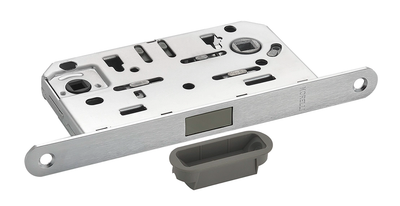 Защелка врезная с фиксацией Morelli M1895 SSC (суперматовый хром)