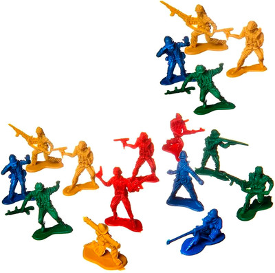 Набор фигурок игровых Junfa Toys Набор солдат / 2021-96 (96шт)