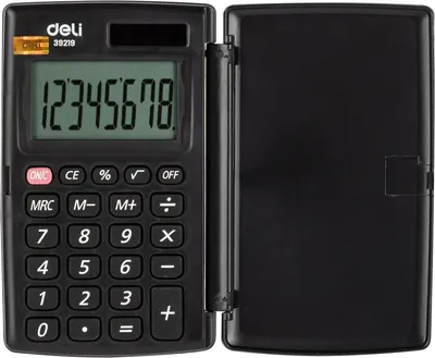 Калькулятор Deli E39219 (серый)
