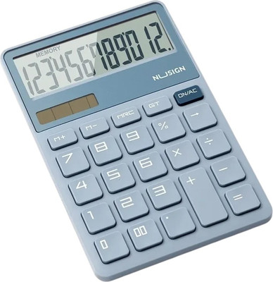 Калькулятор Deli Nusign NS042 (синий)