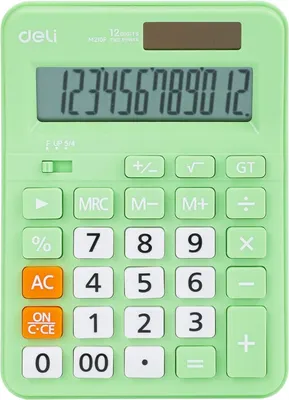 Калькулятор Deli EM210FGREEN (зеленый)
