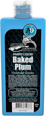 Ароматизатор рыболовный Sonik Baits Ликвид Baked Plum / 612007 (250мл)