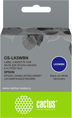 Картридж-лента Cactus CS-LK5WBN