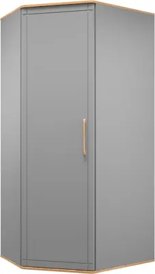 Шкаф MODULA Карпин INV01HC-1D-1000/804/2014(05) (дуб натюрель/серый)