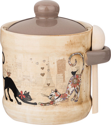 Сахарница Agness Парижские коты 358-1732