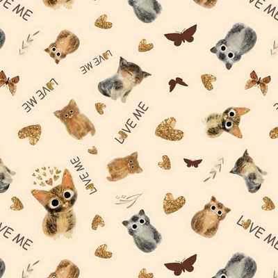 Бумага для оформления подарков Bruno Visconti Love Me / 2-811/07