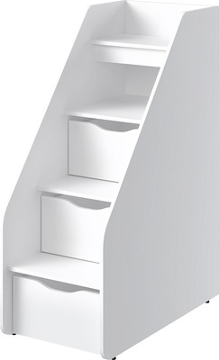 Лестница для кровати MODULA Ламелла INV05T-3S-500/954/1303(11) (белый премиум)