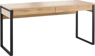 Письменный стол MODULA Карпин INV01SP-2S-1600/600/767(10) (дуб натюрель)