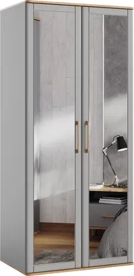 Шкаф MODULA Карпин INV01HP-2Z-1002/621/2204(05) (дуб натюрель/серый)
