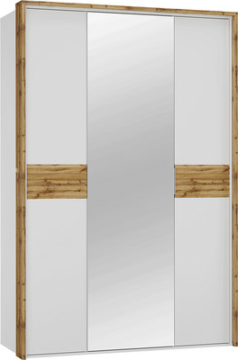 Шкаф MODULA Сэлва INV04HP-2D2Z-1450/636/2176(02) (дуб натюрель/белый премиум)