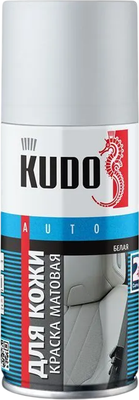 Краска автомобильная Kudo Для кожи / KU-5272M (210мл, белый матовый)