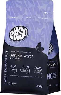 Сухой корм для собак ENSO DF Special Select Для мелк/мини ягненок томат / 020/251246 (400г)