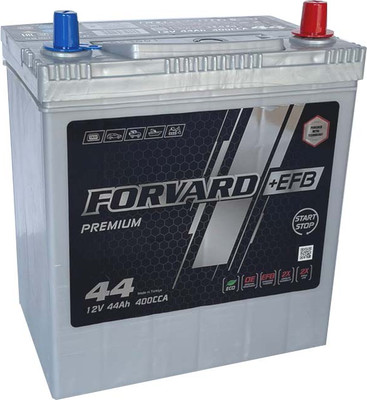 Автомобильный аккумулятор FORVARD EFB Premium Asia 400A B19 12V44 A / FEAB19.44.400.SMF+L (44А/ч, (1) тонк. клеммы )