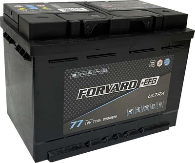 Автомобильный аккумулятор FORVARD EFB Ultra 900A L3 12V77 AH/L3-EFB / FEUL3.77.900.EFB (77А/ч, (0))