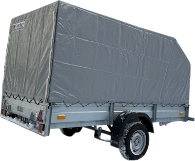 Прицеп для автомобиля ВИКИНГ 1530 290мм (тент с дугами 1200мм)