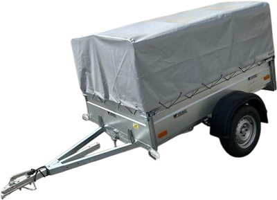 Прицеп для автомобиля ВИКИНГ 1320 борт 370мм (тент с дугами 300мм)