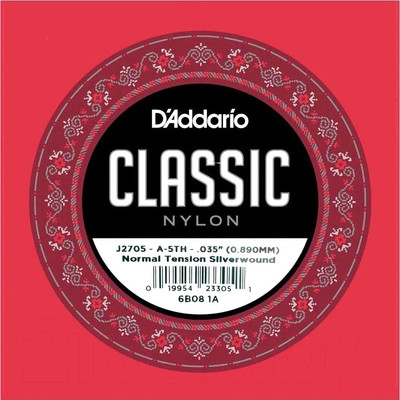 Струна для классической гитары D'Addario J2705