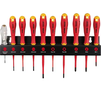 Набор отверток Felo SL/PH/PZ/Tx E-Slim Ergonic / 41391093 (10шт)