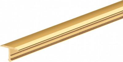 Порог Profiling Т-образный ПТ-13 (2.7м, золото глянец)