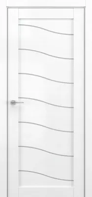 Дверь межкомнатная Deform V2 ДО матовое 80x200 (вайт вуд зпз 196)