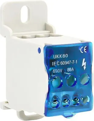 Распределительный блок на DIN-рейку DEKRON 0808-0001