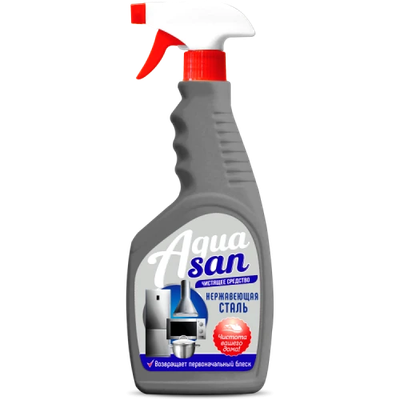 Средство для очистки металлических поверхностей АкваСан Для нержавеющей стали (0.5л)