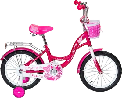 Детский велосипед ZigZag Girl 14 / ZG-1422 (малиновый)