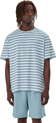 Комплект домашней одежды Mark Formelle 591051 (р.112-102-182/188, белая полоска на полыни/полынь)