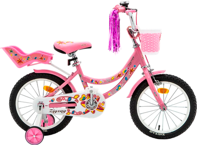 Детский велосипед ZigZag Foris 16 / ZG-1625 (розовый, разобранный, в коробке)