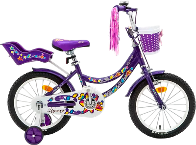 Детский велосипед ZigZag Foris 16 / ZG-1626 (фиолетовый, разобранный, в коробке)