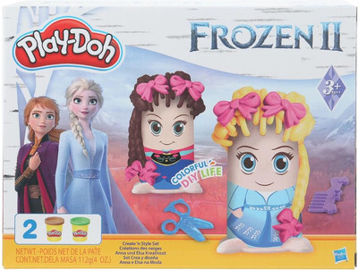 Набор для лепки Play-Doh Creat'n Style Set  Frozen / MODCL-124080-PDFR