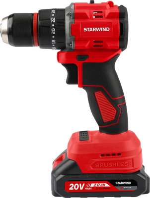 Аккумуляторная дрель-шуруповерт StarWind CDB20-2.0/2hs1