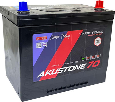 Автомобильный аккумулятор AKUSTONE Asia (0) борт 640A D26 / 12V70 AH/N50-SMF (70А/ч)