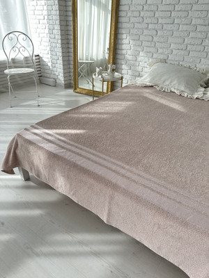 Плед Lilia Махровый ПМ-220x200 (бежевый)