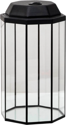 Аквариум Sima-Land Восьмигранный / 1149894 (черный)