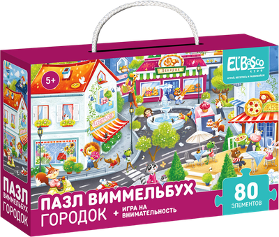 Пазл El'Basco Toys Городок / ET01-080