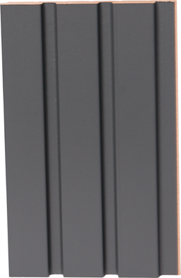 Реечная панель Andlen Decor ПН-43 МДФ Антрацит (2800x123x12мм)