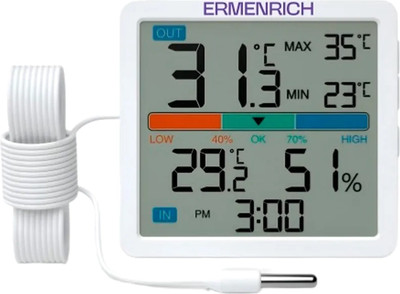 Термогигрометр Ermenrich Report WR10 / 86032