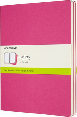 Набор блокнотов Moleskine Cahier Journal XLarge CH023D17 (3шт, розовый неон)