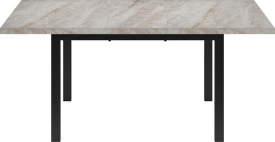 Обеденный стол Senira Велес 100x60 (мрамор эбея/опора черная)