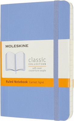 Записная книжка Moleskine Classic Soft Pocket QP611B42 (голубая гортензия)
